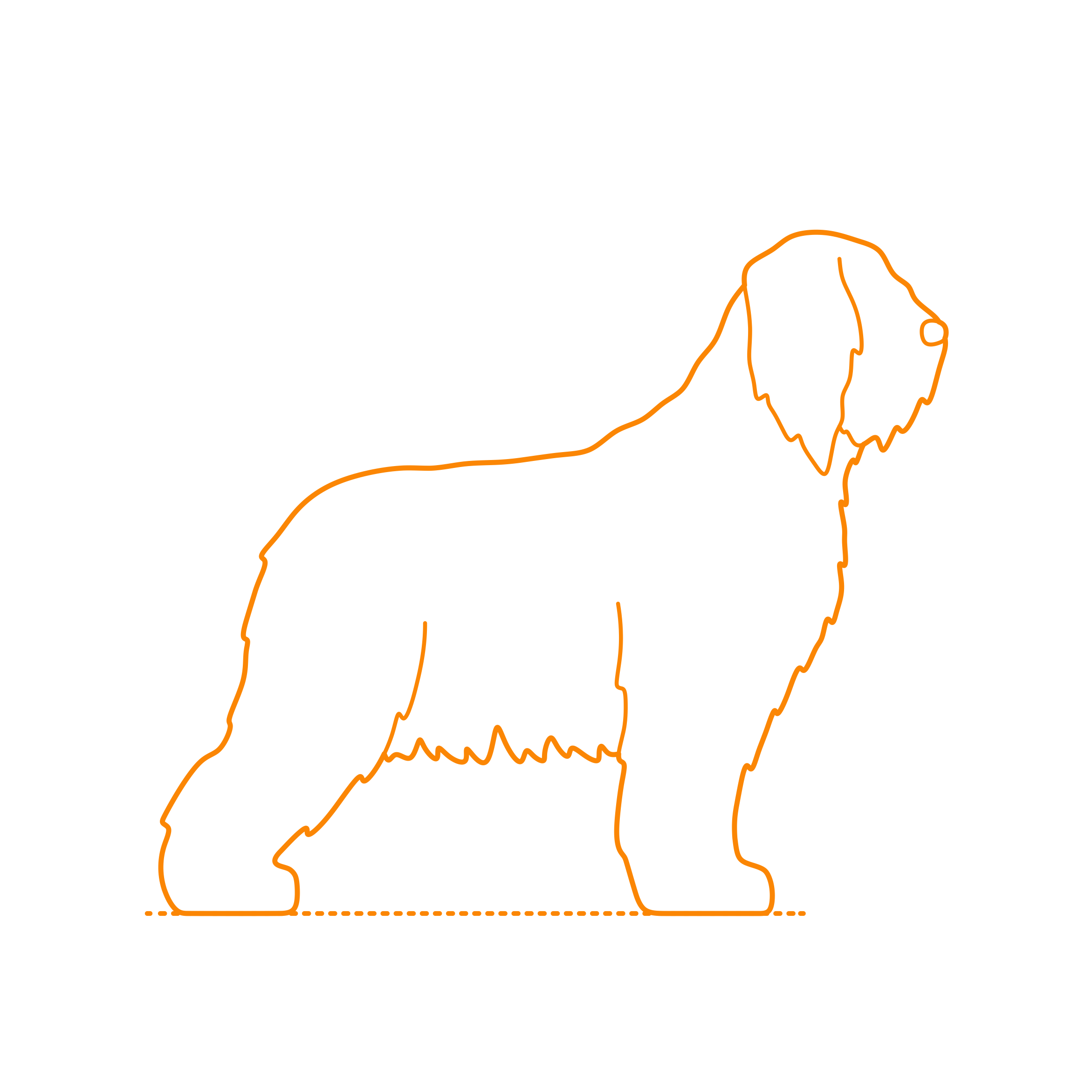 Animals Dogs Briard Stencil Svg Design File Free Vectors
